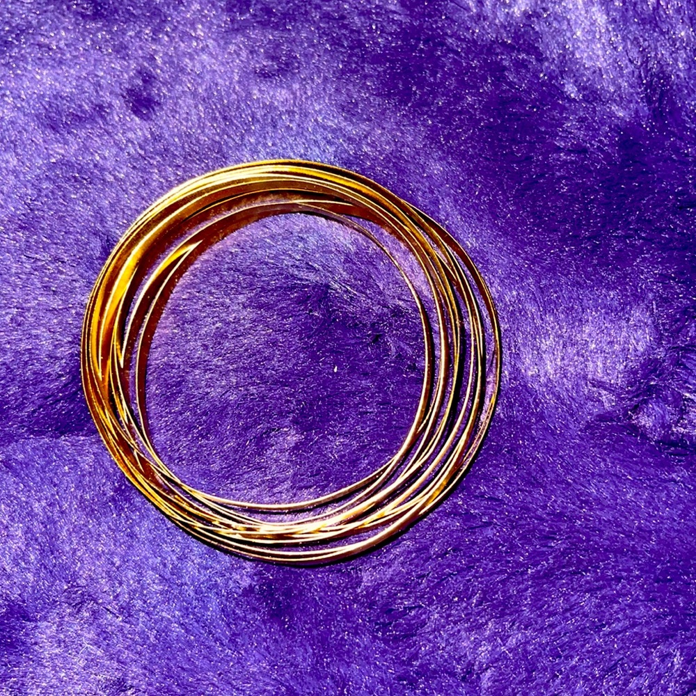 Gorgeous Artisan Gold Bracelet from Israel